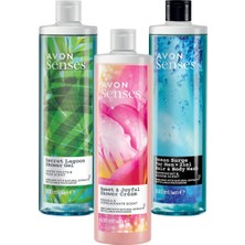 Aesco Avon Nane Deniz Frezya Nar ve Misk Kokulu Erkek Kadın Duş Jeli Paketi