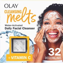 Aesco Olay Cleansing Melts + Vitamin C Cilt Temizleyici Çözünen Ped 32 Adet