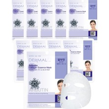 Aesco Dermal Beyazlatıcı, Nemlendirici ve Arındırıcı Arbutin Kolajen Maske 23GR(1 Adet)