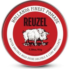 Aesco Red Pomade, Orta Tutuş, Erkekler Için Parlak Pomad, Esnek, Parlak Bir Görünüm Için Suda Çözünür Pomad, 95 G (3,38 Oz)