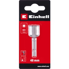 Aesco Orijinal Einhell Manyetik Lokma Ucu, 13 mm (Krom Vanadyum Çelik, 48 Mm, E 6.3/1⁄4”, Vidalama ve Montaj Işleri Için) - 49135140