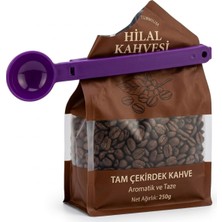 Aesco Deinhaus Ölçü Kaşıklı Paket Kilitleme Klipsi, 3'lü Set, Ergonomik Tasarım, Çok Amaçlı Mutfak Aparatı, Mor