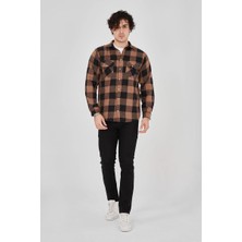 Fantastik Store Erkek Oduncu Gömlek - Kahverengi
