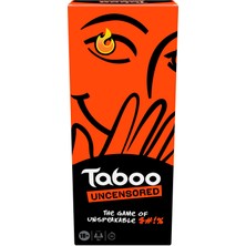 Aesco Taboo Sansürsüz Tabu Parti Oyunu | Sadece Yetişkinlere Özel | Ingilizce Versiyonu | 18 Yaş ve Üzeri | 4+ Oyuncu | Yaklaşık 20 Dakika | Yetişkinler Için Grup Oyunu