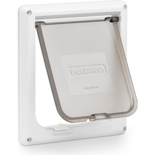 Aesco Petsafe Iç 4 Yönlü Kilitleme Kedi Kapısı, Beyaz