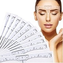 Aesco Tek Kullanımlık Kaş Cetveli (10 Lu Paket) PRA-1073920-594335