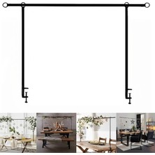 Aesco Ayarlanabilir Metal Asma Raf Sistemi, 250CM x 120CM Boyut