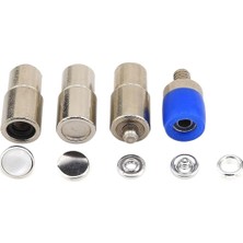 Uravas Store 9,5 mm Klikıt Kalıp Seti, Delikli, Kapaklı ve Sedefli