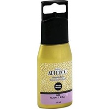 Aesco Metalik Boyutlu Boya, 60ML, Altın 681