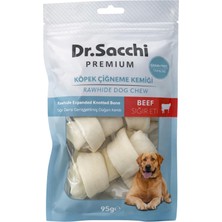 Aesco Dr.sacchi Premium Sığır Etli Sığır Derisi Genişletilmiş Düğüm Kemik Tahılsız Köpek Ödülü 2-4" 30-35 gr 3'lü