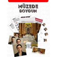Aesco Mysterious Cases Müzede Soygun, Dedektif Dosyası, Gizem Çözme Oyunu, Şüpheli Kartları ve Ipucu Belgeleri ile