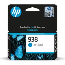Aesco Hp 938 Cyan Original Ink Cartridge 4S6X5PE