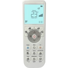 Uravas Store Arçelik Uyumlu Yeni Tip 5401568403 Beyaz Klima Kumandası