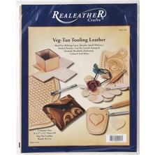 Aesco Real Leather Crafts C0811 05 Alet Deri Parçası, Orta Ağırlık, 21,6 x 27,9 Cm, Doğal