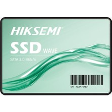 Aesco Hiksemi Hs-Ssd-Wave(S) 256G 530MB/S - 400MB/S 3D Nand Sata 3 2.5'' SSD