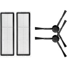 Aesco Vacuum Mop Pro 2+3d (Dikkat: Kameralı-Plus Global),vacuum Mop 1c/2c Uyumlu Hepa Filtre Fırça Yedek Parça Seti(Model No Uyumlu- STYTJ01ZHM-STYTJ02ZHM-STYTJ03ZHM-STYTJ05ZHM)-4 Parça