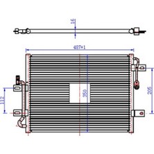 Oris Dpmix-Hb Klima Kondenseri Albea 1.2-1.6 445X350X16