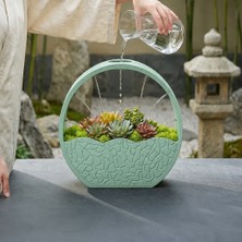 Bezos 3D Baskı Self-Watering Planter - Kendi Kendini Sulayan Saksı-Mint