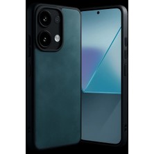 Xiaomi Redmi Note 13 Pro 4g Kılıf Aras Deri Kapak - Koyu Yeşil