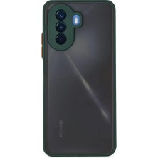 Newface Huawei Nova Y70 Kılıf Montreal Silikon Kapak - Yeşil