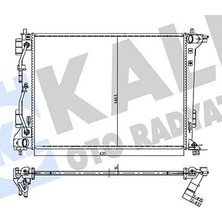 Kale Dpmix-Hb Su Radyatörü Hyundai Tucson - Kia Sportage Iv 1.6-2.4 Gdi 15-22 At Brazing 635X466.5X16