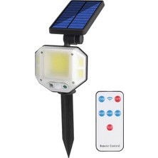 Akıllı Bayi PM-14917 Sensörlü Kumandalı 3 Kademeli Solarlı Bahçe Aydınlatma Lambası