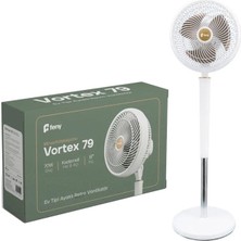 Akıllı Bayi Feny Vortex 79 Ev Ofis Tipi Ayaklı 70W Kademeli Retro 9 Vantilatör