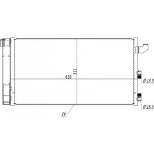 Oris Dpmix-Hb Klima Kondenseri Fiat Panda 1.1i-1.2i 03 - Oto.-Mek.