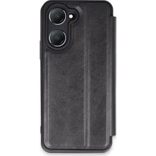 Dorasan Vivo Y18 Kılıf Flip Cover - Siyah