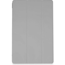 Miss Mojo Apple iPad Pro 13 (2024) Kılıf Tablet Smart Kılıf - Gri