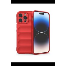 Apple iPhone 16 Pro Max Kılıf Optimum Silikon - Kırmızı