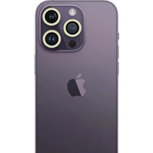 Cotton Soft Apple iPhone 13 Pro Max Neon Fosforlu Kamera Lens - Beyaz