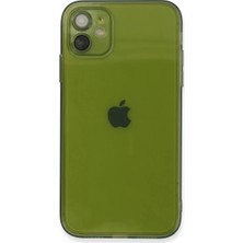 Dorasan Apple iPhone 12 Kılıf Fly Lens Silikon - Yeşil