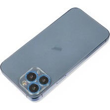 Trend Kapında Apple iPhone 11 Pro Max Shine Kamera Lens Koruma Cam - Mavi