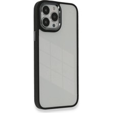 Cotton Soft Apple iPhone 14 Pro Kılıf Dora Kapak - Siyah