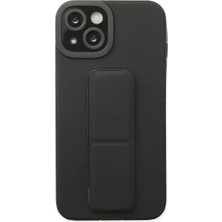 Dorasan Apple iPhone 14 Plus Kılıf Mega Standlı Silikon - Siyah