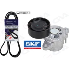 GVA Dpmix-Hb Alternator Kayis Seti 6PK1153 Opel Astra L-Corsa F-Combo E-Crossland-Grandland-Mokka-Vivaro C-Zafi Ra-Peugeot 2008-208 II-301-308 II-508 Ii-Expert Iv-Partner-Rifter-Citroen Berlingo-C3 Iii-