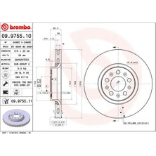 Brembo Dpmix-Hb On Fren Disk Ayna Volvo S60 I 2.0 T -2.4 00-10 V70 Ii 2.4 05-08 XC90 I D3 / D5 09-14