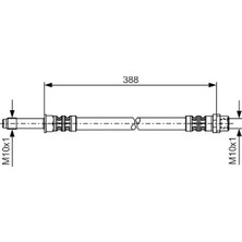 Bosch Dpmix-Hb Fren Hortumu On / Arka Mercedes Sprinter B906 B907 B910 . Vw Crafter 30-35-50