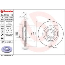 Brembo Dpmix-Hb Ön Fren Aynasi Golf V-Vi-Jetta Iii-Iv-Caddy Iii-A3 03-Leon 05-Toledo-Octavia 04- 280X22X9DLXHAVALI 986479098-DF4294