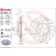 Brembo Dpmix-Hb Fren Diski On Mercedes W176 W246 C117 X117 X156