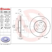 Brembo Dpmix-Hb Fren Diski On Mercedes W201 W124 S124 C124 A124 R107