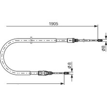 Bosch Dpmix-Hb El Fren Teli P207 06 - 1905 mm
