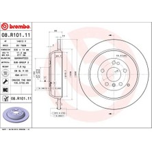Brembo Dpmix-Hb Fren Diski Arka Mercedes W164 W251