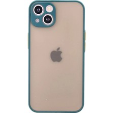 Apple iPhone 14 Kılıf Montreal Silikon Kapak - Yeşil