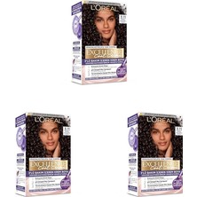 Excellence Cool Creme Saç Boyası - 3.11 Ekstra Küllü Koyu Kahve (3 Paketi)