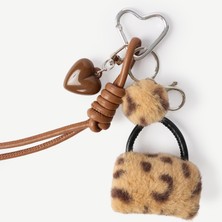 Yargıcı Peluş Çanta Detaylı Charm Anahtarlık