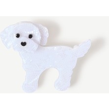 Yargıcı Köpek Figürlü Broş