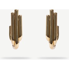 Yargıcı Çoklu Çubuk Form Metal Küpe