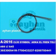 Ayhan Dpmix-Hb Arka El Fren Teli Sağ Renault Clio Symbol Abs Li